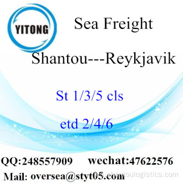 Shantou Puerto LCL Consolidación Para Reykjavik